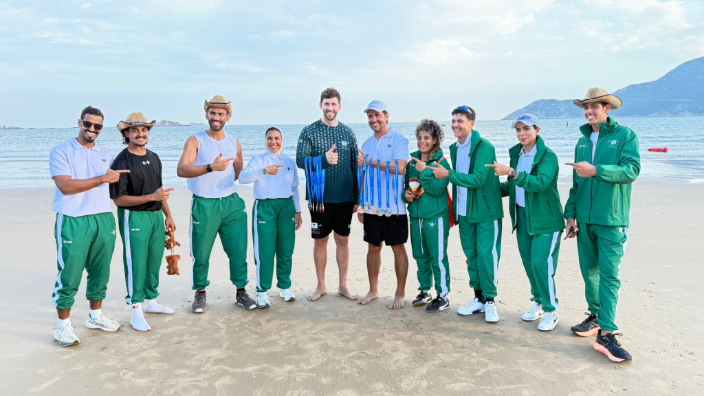 Team Saudi Arabia at the 2026 Asian Rowing Beach Sprint Finals