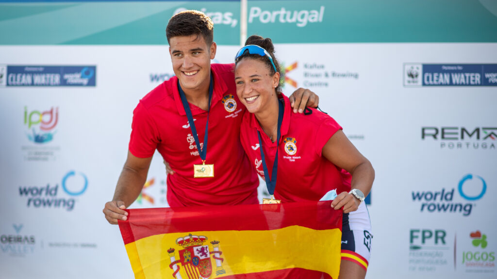 Ander Martín and Esther Briz.