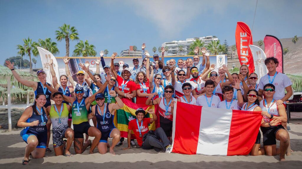 Beach sprint winners from the 2026 Copa America