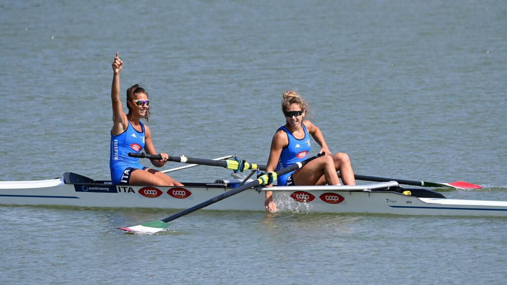 Maria Elena Zerboni celebrates winning the under-23 world championship.