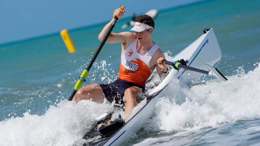 Michiel Mantel survives near flip in the Filippi Trophy