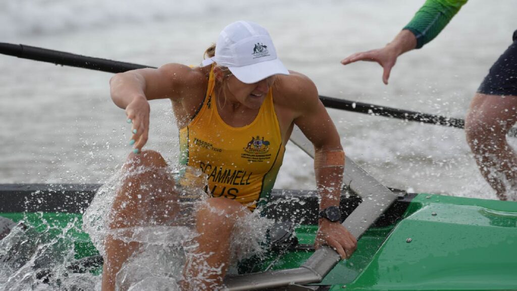 Australia's Isabella Scammell won the women's solo at the 2026 World Rowing Beach Sprint Finals