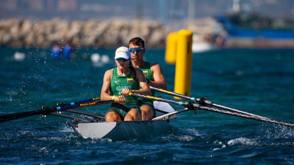 The two-time world champion double of Martyna Kazlauskaite and Dominykas Jancionis at the 2026 European championships
