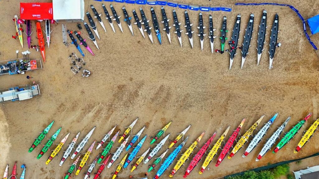 The beach sprint pool boats at the 2025 European championships