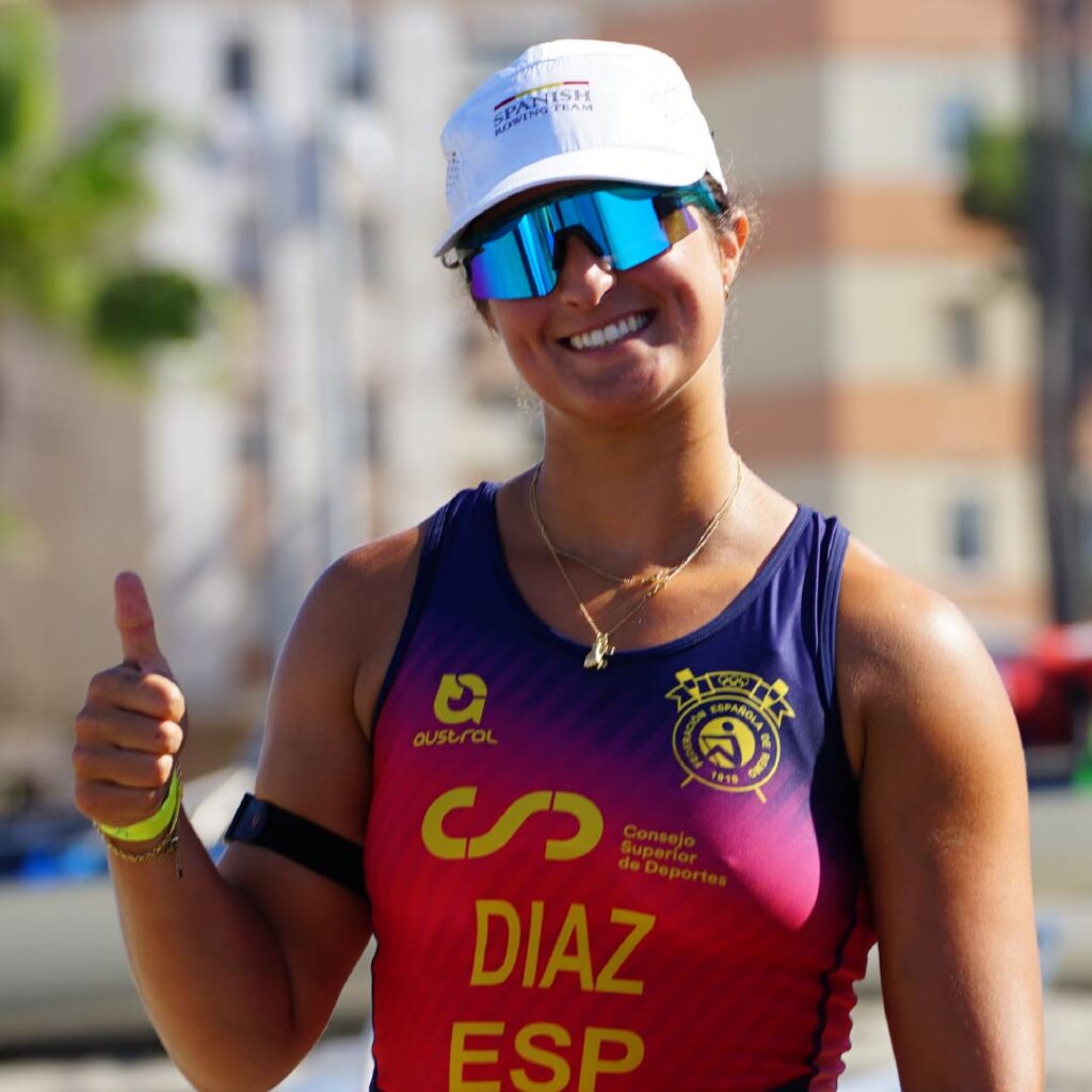 Teresa Díaz at the 2026 European beach sprint championships